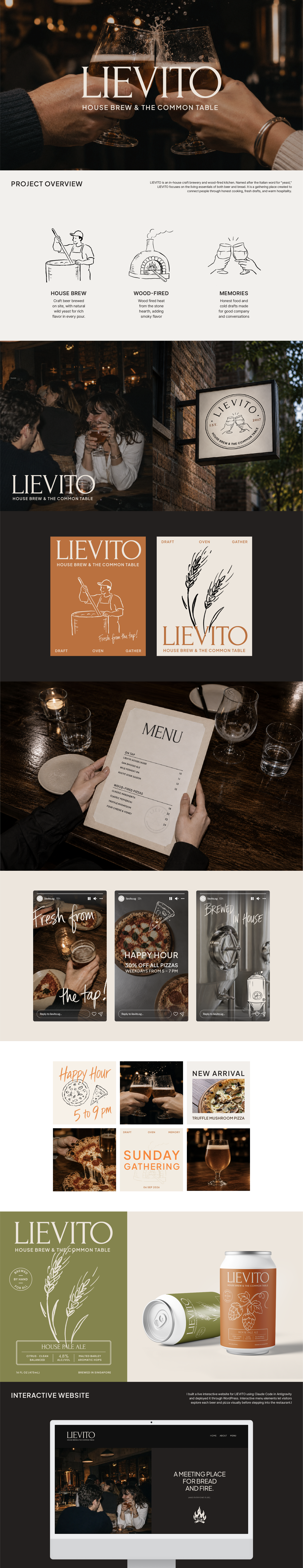 LIEVITO brand identity case study